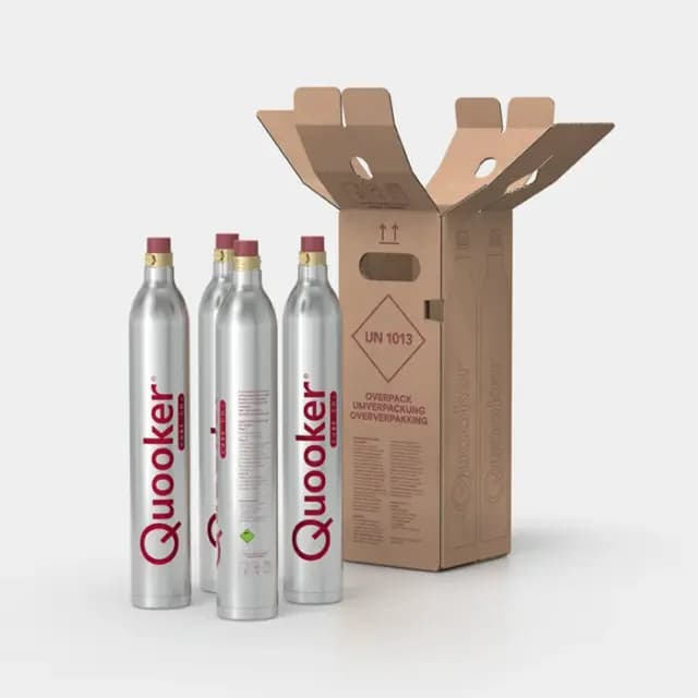 Juego de 4 bombonas de CO₂